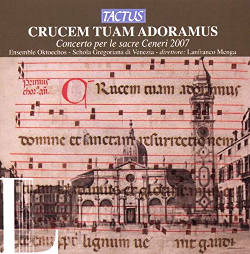 CD cover: medieval script, church illustration, and musical notation.
