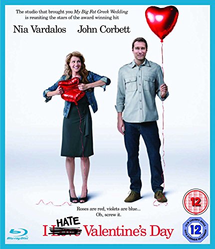 I Hate Valentine's Day" Blu-ray cover with Nia Vardalos and John Corbett.