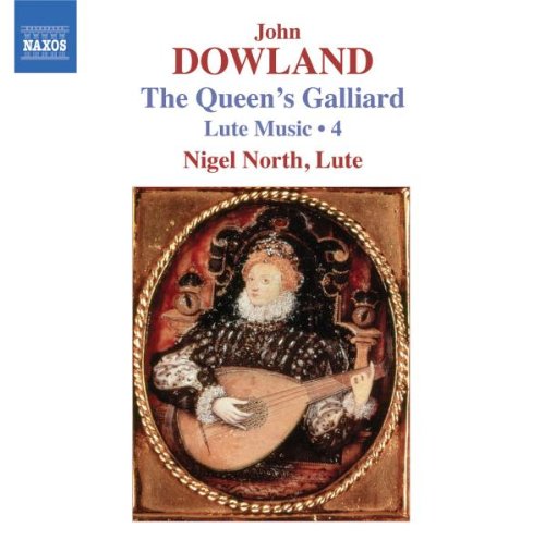 CD cover: portrait of a woman playing a lute, ornate frame.
