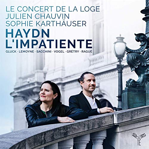 CD cover featuring musicians Julien Chauvin and Sophie Karthäuser.
