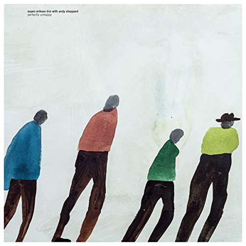 Album cover: watercolor painting of four figures walking in silhouette.