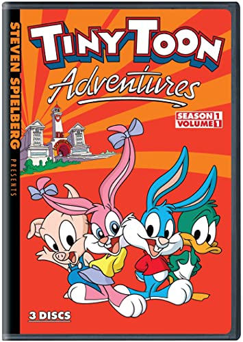 DVD cover for "Tiny Toon Adventures" Season 1 featuring cartoon characters.