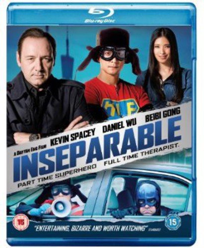 “Inseparable” Blu-ray cover featuring Kevin Spacey, Daniel Wu, and Beibi Gong.