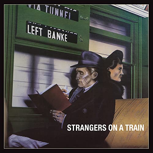 CD cover for The Left Banke’s “Strangers On A Train,” showing figures on a train.