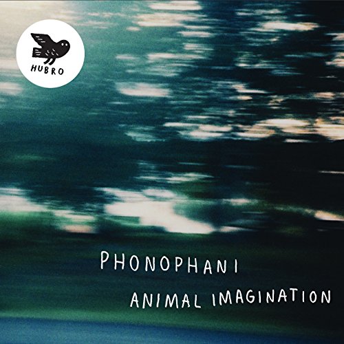 CD cover for Phonophani’s “Animal Imagination” with blurred forest imagery.