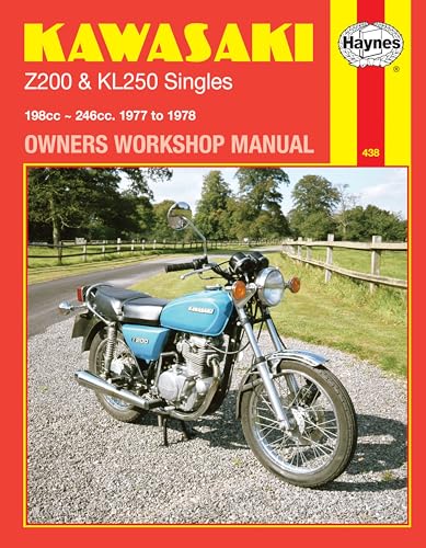 Kawasaki Z200 & KL250 Singles : 198cc 246cc 1977 to 1978