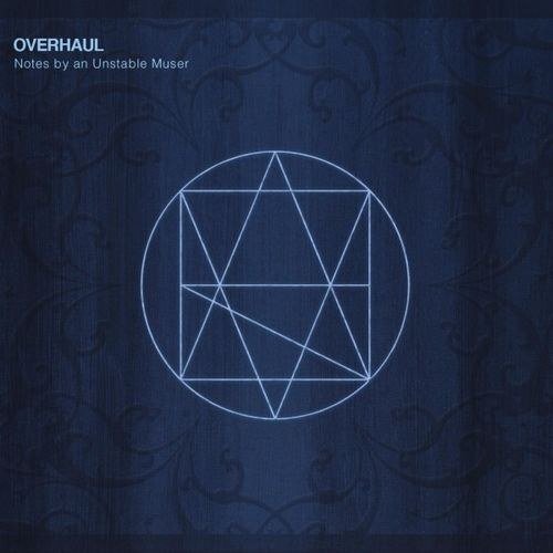 CD cover with a geometric white line diagram on a dark blue patterned background.