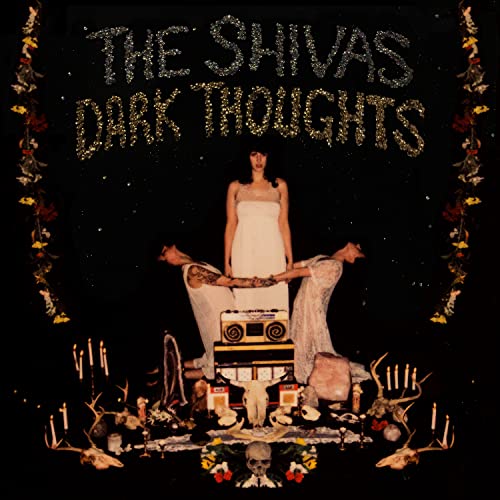 Album cover for The Shivas’ “Dark Thoughts” featuring surreal imagery.