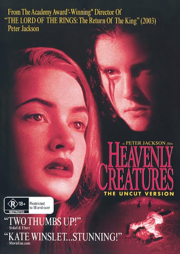DVD cover for “Heavenly Creatures” featuring two young women’s faces.