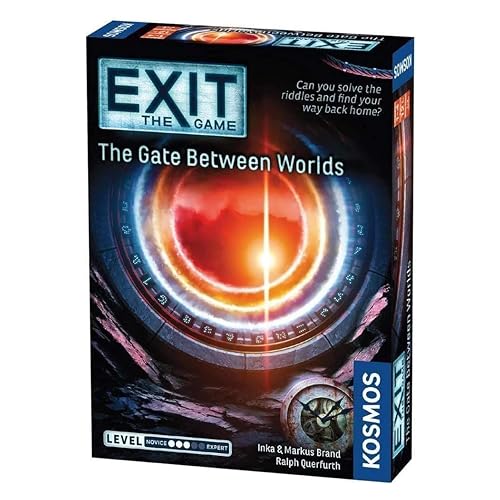 Thames & Kosmos EXIT: The Gate Between Worlds, Escape Room Card Game, Family Games for Game Night, Party Games for Adults and Kids, For 1 to 4 Players, Ages 12+