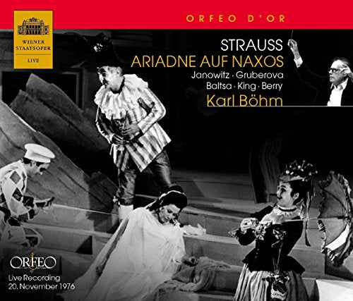 CD cover for Strauss’s *Ariadne auf Naxos* opera, 1976 recording.