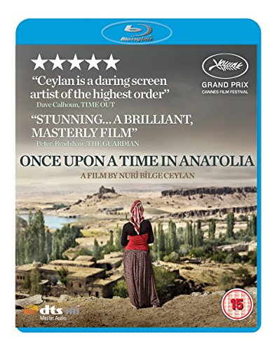 Blu-ray cover art showing a woman overlooking a landscape in Once Upon a Time.