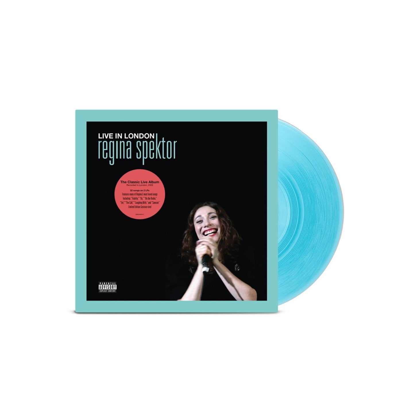 Regina Spektor “Live in London” vinyl record with artist portrait.
