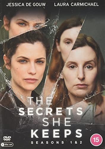 DVD cover for āThe Secrets She Keepsā featuring three womenās faces.