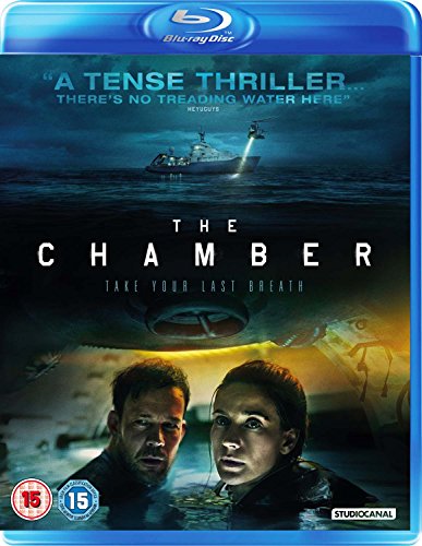 The Chamber" Blu-ray cover featuring two actors and a submarine scene.