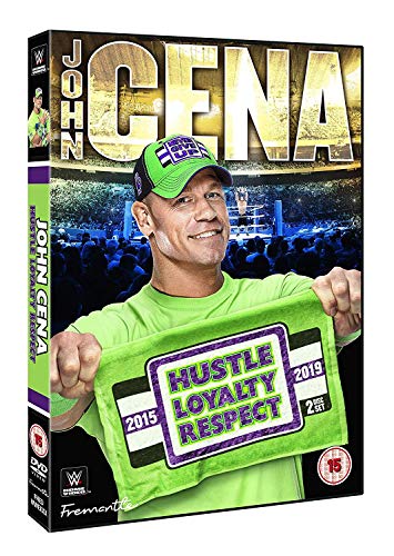 John Cena DVD cover featuring wrestler in green and a crowd.