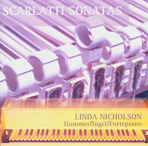CD cover featuring a close-up of a harpsichord keyboard and strings.