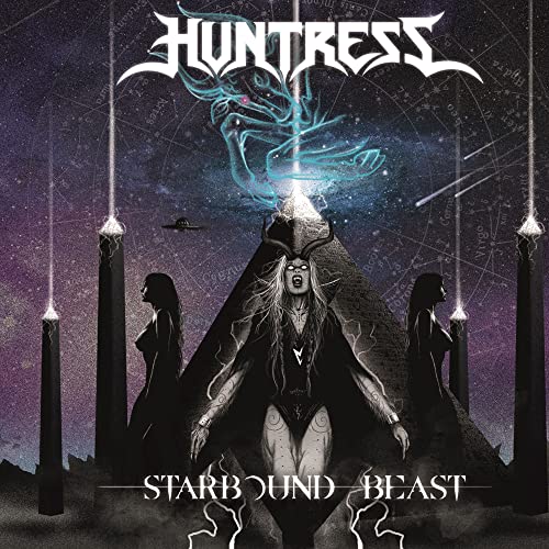 CD cover art: woman with horns, cosmic background, and silhouetted figures.
