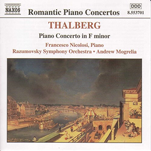 CD cover: painting of a European cityscape with text "Thalberg" and "Nicolosi.