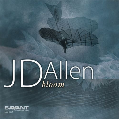 CD cover for Jd Allen’s “Bloom” featuring a person with a glider.