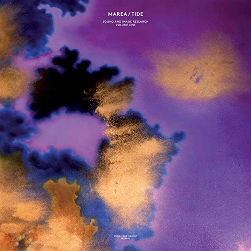 Vinyl record cover: abstract purple and gold cloud-like shapes.