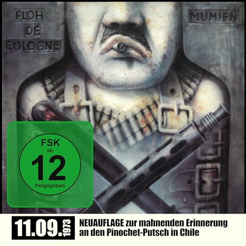 CD cover: Man with mustache holding a gun, distressed and aged style.