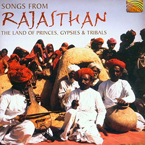 CD cover featuring Rajasthani musicians and people in traditional dress.