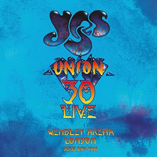 Album cover showing the Yes logo, Union 30 Live text, and concert details.