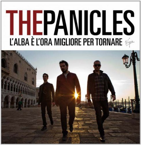 CD cover for The Panicles featuring three men walking towards the sun.