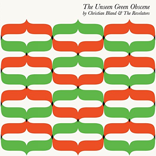 CD cover with repeating green and orange abstract looped shapes.