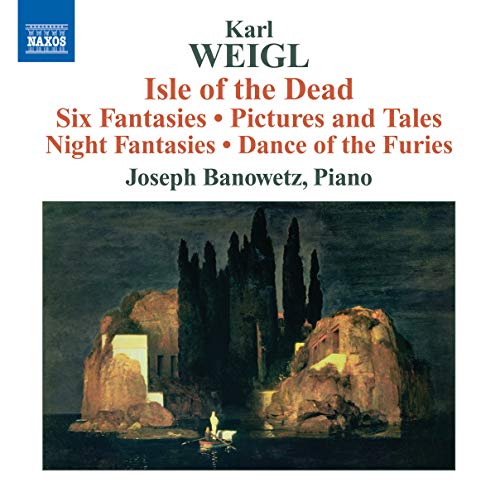 CD cover for "Isle of the Dead" featuring a dark, rocky island.