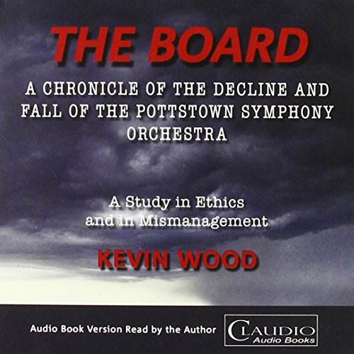CD cover for “The Board” by Kevin Wood, with stormy sky background.