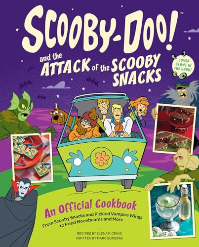 Scooby-Doo cookbook cover featuring the Mystery Inc. gang in the Mystery Machine.