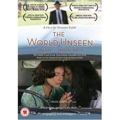 DVD cover for “The World Unseen” featuring two women in a car.