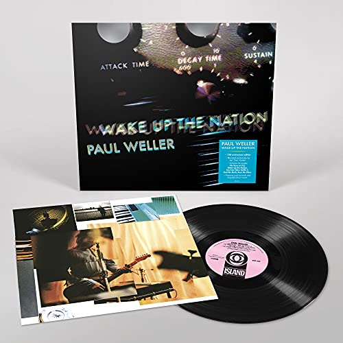 Paul Weller “Wake Up The Nation” vinyl record with album artwork and insert.