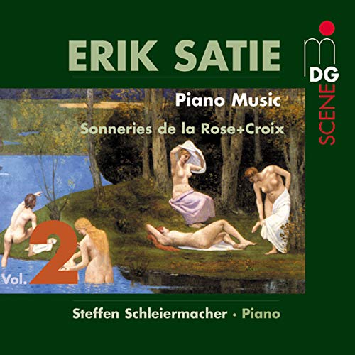CD cover for Erik Satie piano music featuring a Rosicrucian painting.