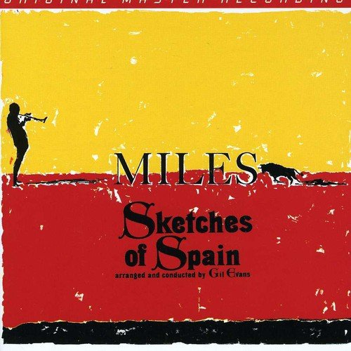 CD cover for Miles Davis’ “Sketches of Spain” with silhouette and bull.
