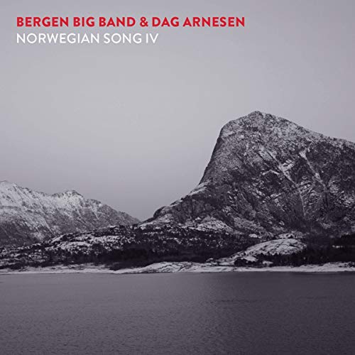 CD cover: Bergen Bigband & Dag Arnesen, Norwegian Song IV, mountain landscape.