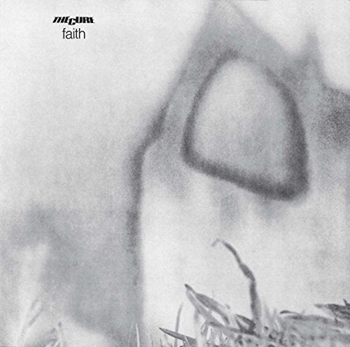 The Cure’s “Faith” album cover: blurred, grayscale image of foliage.
