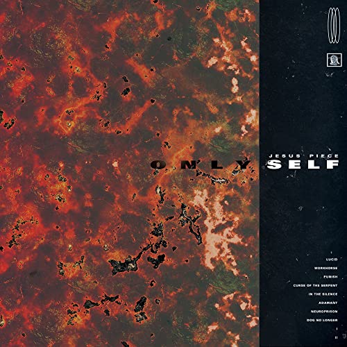 CD cover for "Jesus Piece - Only Self" with abstract red and black design.