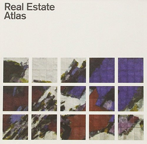 Real Estate album "Atlas" CD cover with abstract, colorful grid pattern.