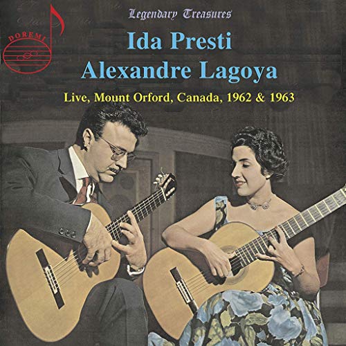 Ida Presti and Alexandre Lagoya playing acoustic guitars, album cover.