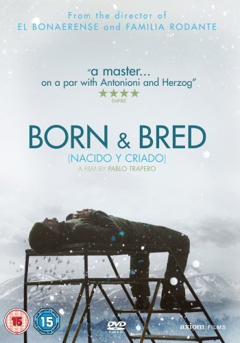 DVD cover for “Born & Bred” showing a man lying on a metal tower.