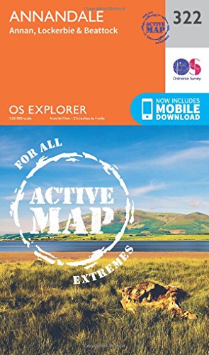 OS Explorer Map Active (322) Annandale (OS Explorer Active Map)