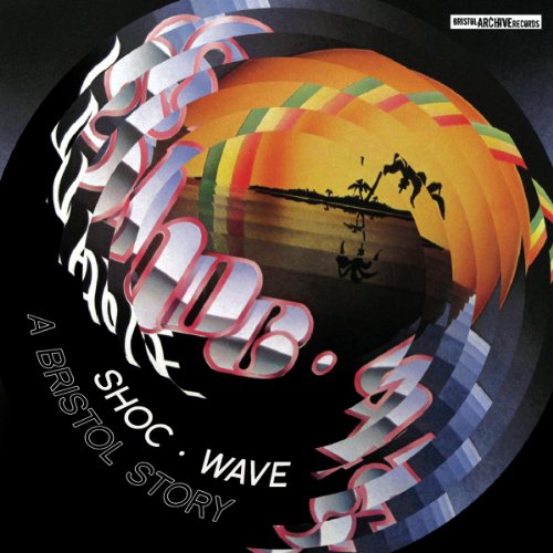 CD cover for "Shoc Wave - A Bristol Story" with abstract, colorful design.