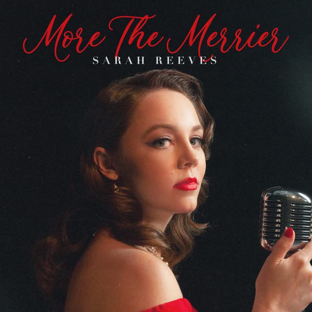 Sarah Reeves album cover featuring a portrait of the artist with a microphone.