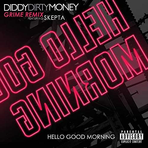 CD cover for Diddy Dirty Money’s “Last Train To Paris” remix, featuring Skepta.