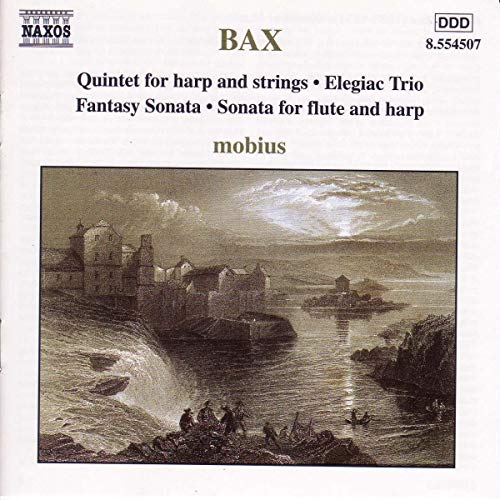 CD cover for Bax compositions featuring a coastal landscape painting.