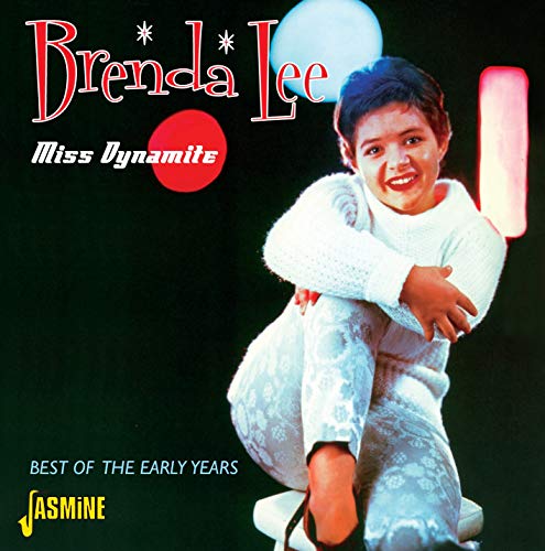 CD cover for Brenda Lee’s “Miss Dynamite” featuring a young Lee smiling.