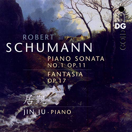 CD cover for Schumann’s Piano Sonata No.1, featuring a landscape painting.
